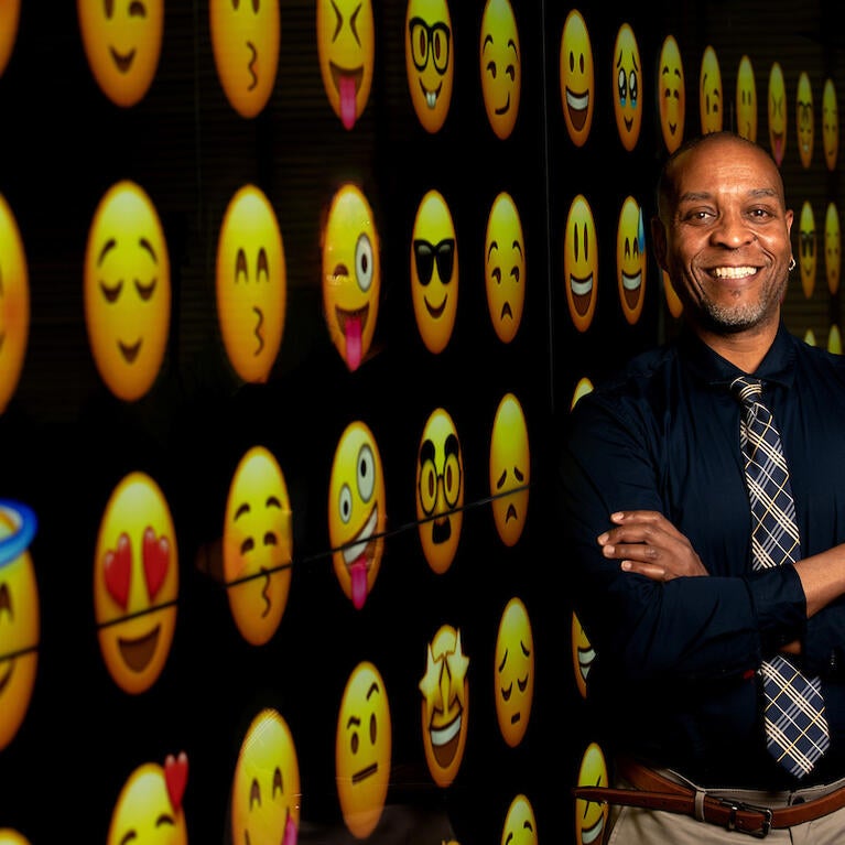 Kendrick Davis and emoji